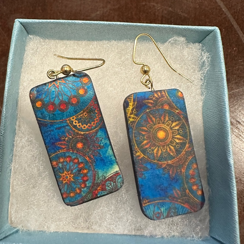 Handcrafted earrings. Very unique